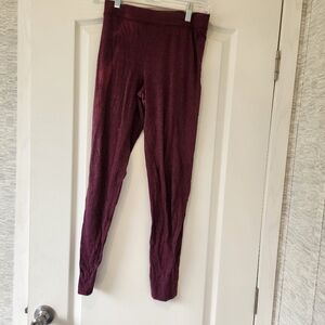 Victoria Secret Pink Joggers In Burgundy Size S Euc